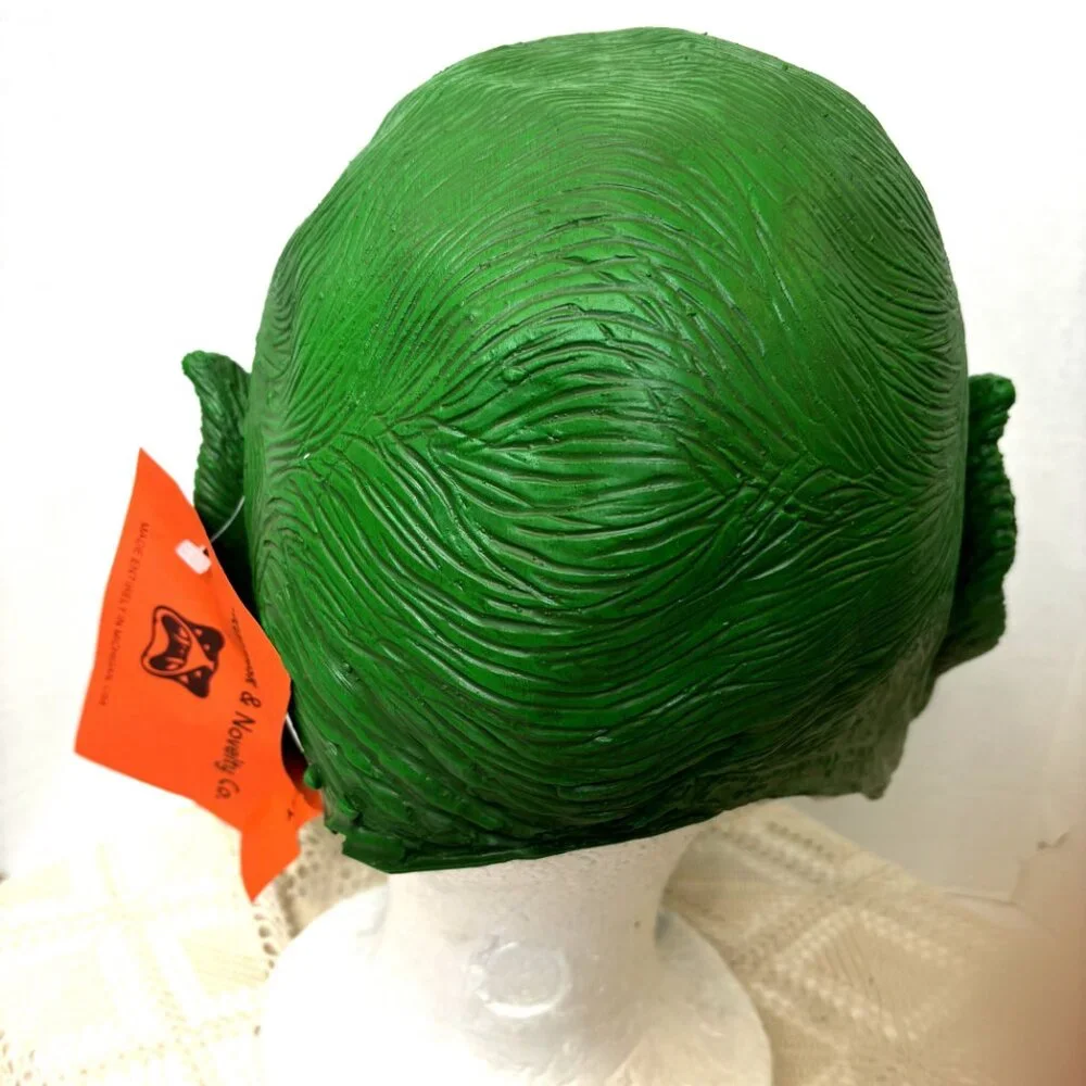 Rare 1990 Green Demon American Mask & Novelty Vintage Collectible Mask NWT